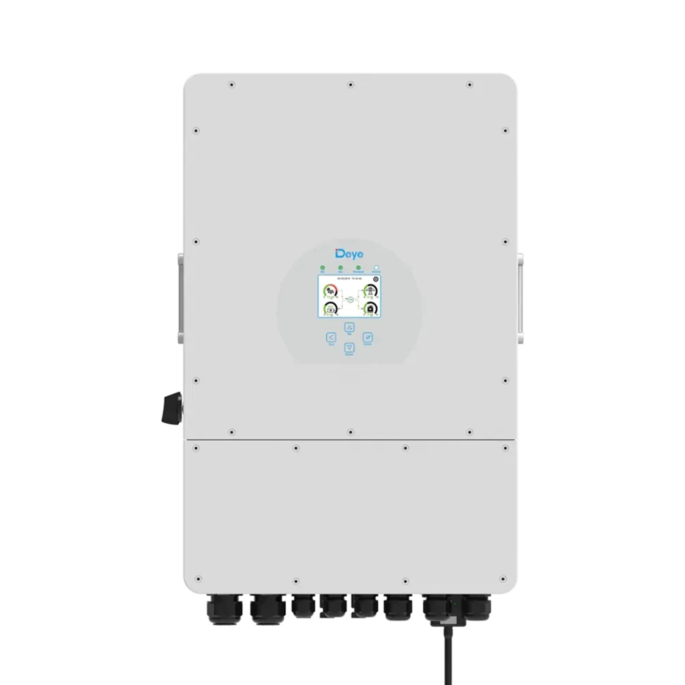 Гібридний інвертор SUN-10K-SG02LP1-EU-AM3 Deye WiFi (10 kW, 1 фаза, 3 MPPT, LV)