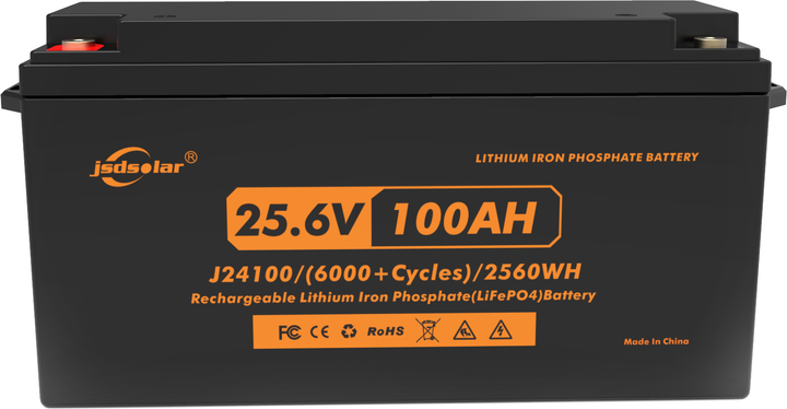 Акумулятор J24100 25.6В, 100АГ 2.56KWH